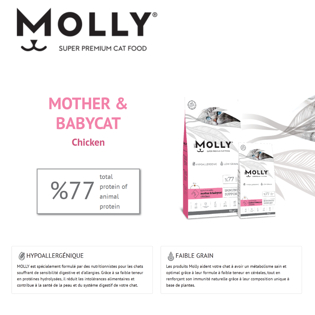 Molly Mother & Baby Chat 2 Kg
