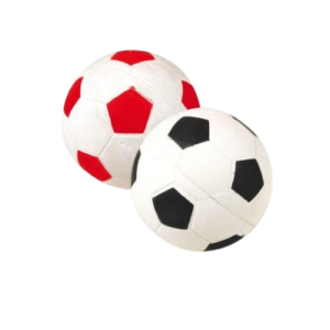 Bubimex Ballon de foot vinyle jouet chien Ø8cm
