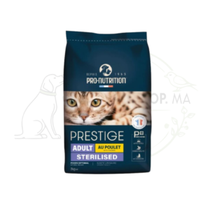 PRESTIGE ADULT CHATS STERILIZED AU POULET 10KG
